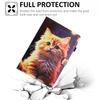 For iPad (2025)/10.9 (2022) Case Pattern Printing Full Protection PU Leather Stand Tablet Cover