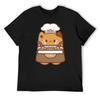 Chip The Cookie Cat Baking Cookies T-Shirt Plain Football T Shirt Sports Fans Mens Cotton T Shirts