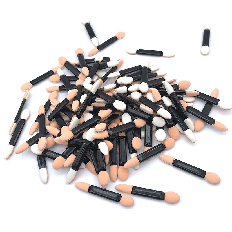 10Pcs Disposable Eyeshadow Brush Dual Sided Sponge Latex Kit Makeup Eye Shadow Brushes For Cosmetic Applicator Make Up
