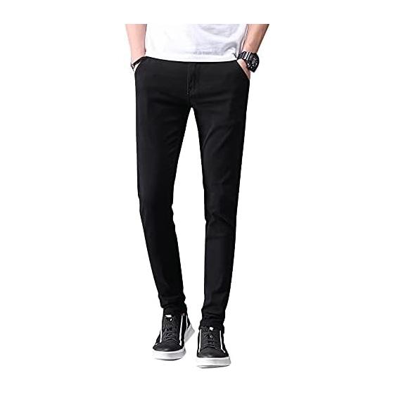 [Maioule] Pants, Men s Casual Chinos, Stretch Sweat Trousers, Chinos, Stretch Work Pants, Long Pants, Slim Design, Large Size, Skinny, Casual,