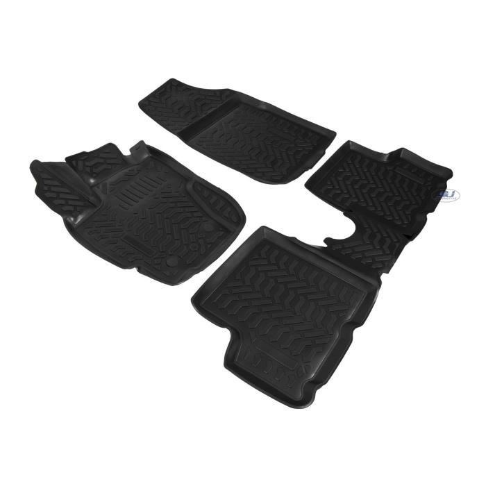 Tapis De Sol En Caoutchouc - Exclusive - Dacia Duster 2014-2017 - 4 Pièces - Résistant À L'eau - Sur Mesure