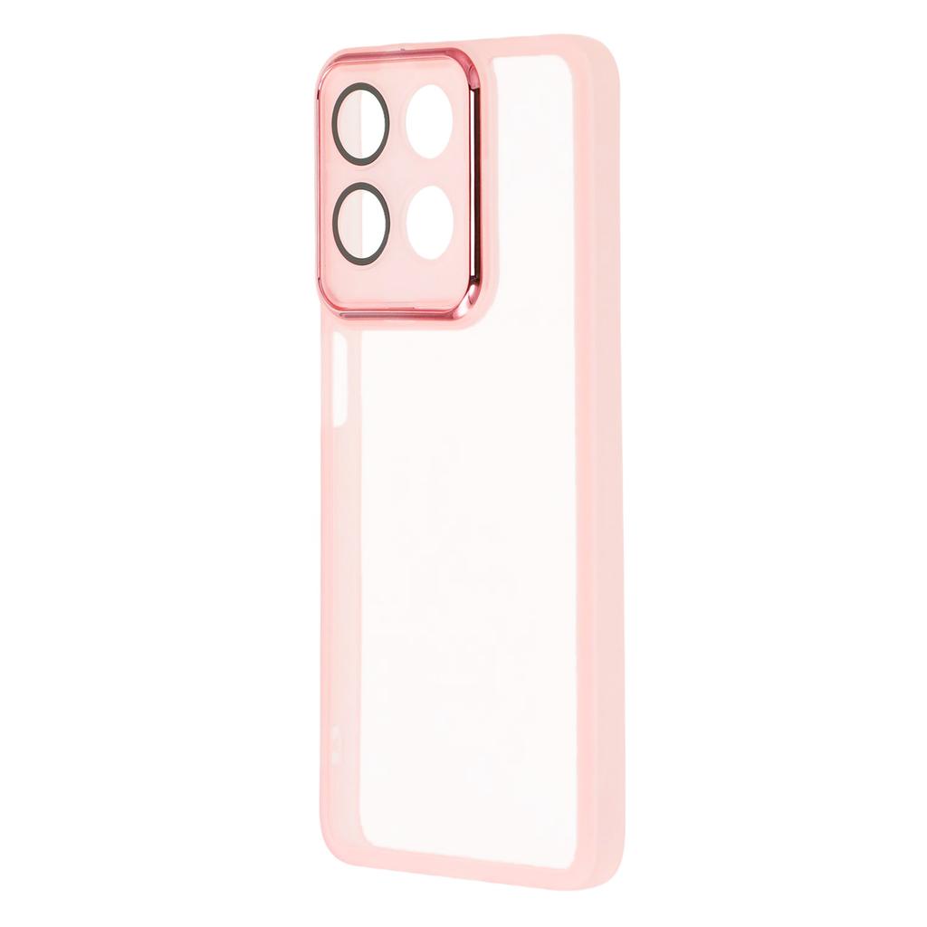 Pro Motorola Moto G15 4G Pouzdro Galvanizovaný Rámeček Fotoaparátu TPU Kryt Telefonu