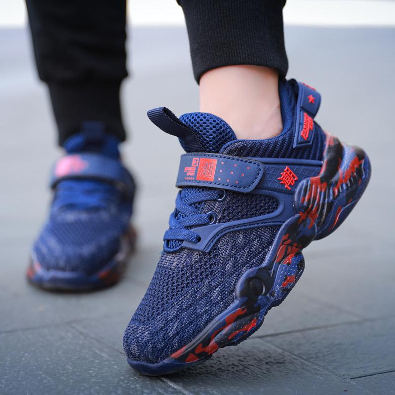 Fall/spring Children's Mesh Is Breathable Super Light Camouflage Fashion Sports Shoes for Boys