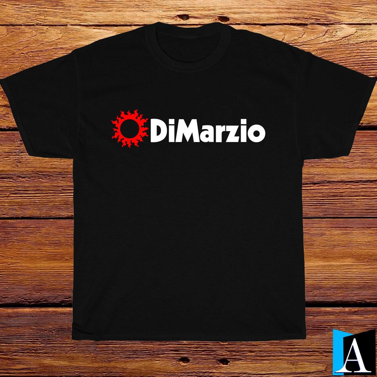 New Shirt DiMarzio Guitars Company Logo Black/ Grey/ White/ Navy T-Shirt S-5XL 4XL