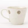 Mino Ware Polka Dot White Karatsu Mug K52017