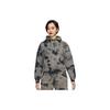 Jordan Heritage Tie-Dye Fleece-Lined Hoodie Women Tops Olive-Gray DM5239-040