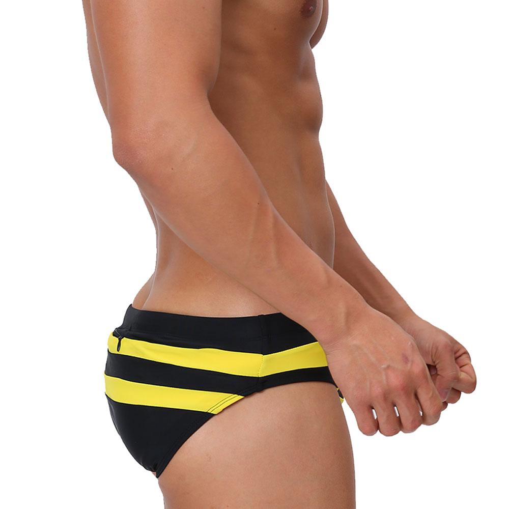 UXH marque hommes maillots de bain taille basse fermeture éclair peut ouvrir maillots de bain vêtements de plage bronzage surf
