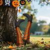 2Pcs Halloween Witch Legs With Stakes, Halloween Witch Prop Decoration, Halloween Decorations For Outdoor Garden , Indoor Outdoor Halloween Decor