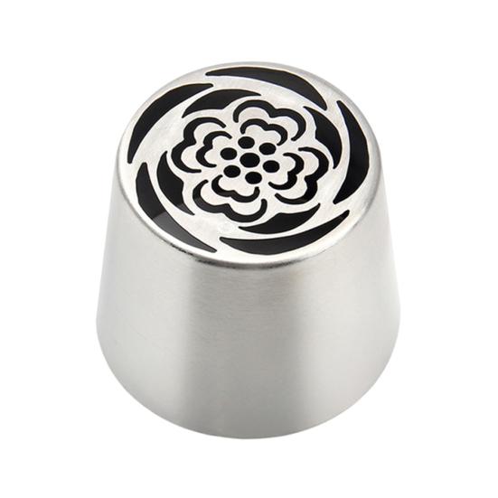 Oversized Russian Piping Tip Set Decorative Marshmallow Nozzle Stainless Steel Flower Nozzles for DIY Baking 3D Bouquets Roses And Patterns Decoration
