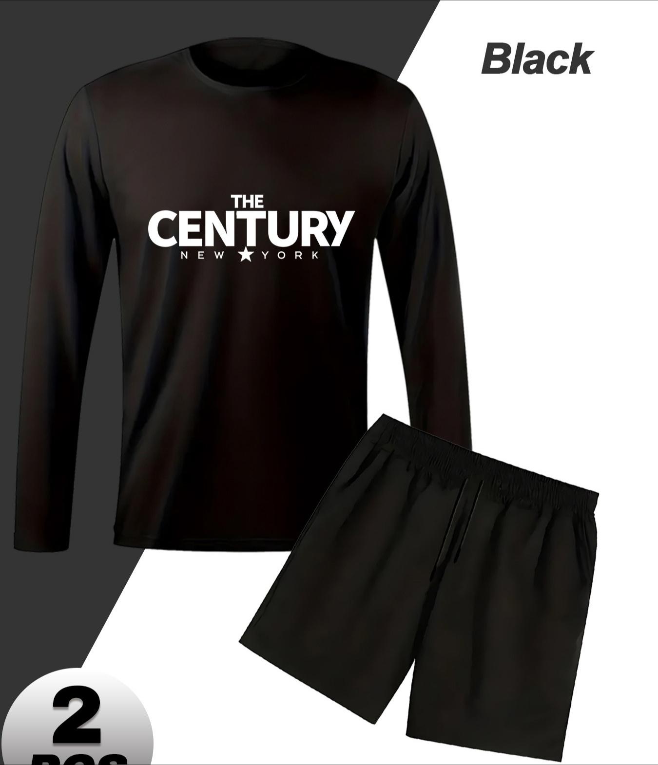 

Loose Long Sleeve Shorts Outfit, Stylish & Breathable, Perfect for Spring Errands XXL чорний