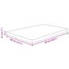 Vidaxl Blat Do Łazienki, 60X40X2,5 Cm, Surowe Lite Drewno