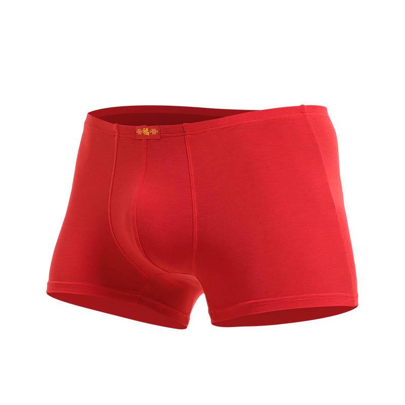 

Мужские красные боксеры на год Бэнмин - Подарок на удачу на свадьбу и праздничное нижнее белье L