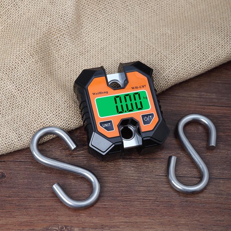 100kg 250KG Heavy Duty Crane Scale Digital Hanging Hook Stainless Steel Portable Weight Balance for Agriculture