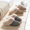 2025 suede cotton slippers home autumn and winter couple warm thick hair slippers slippers cotton shoes