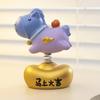 Cartoon Zodiac Pony Ornaments Pony Shape Resin Horse Statue Horse Year Kawaii New Year Desktop Ornament Office