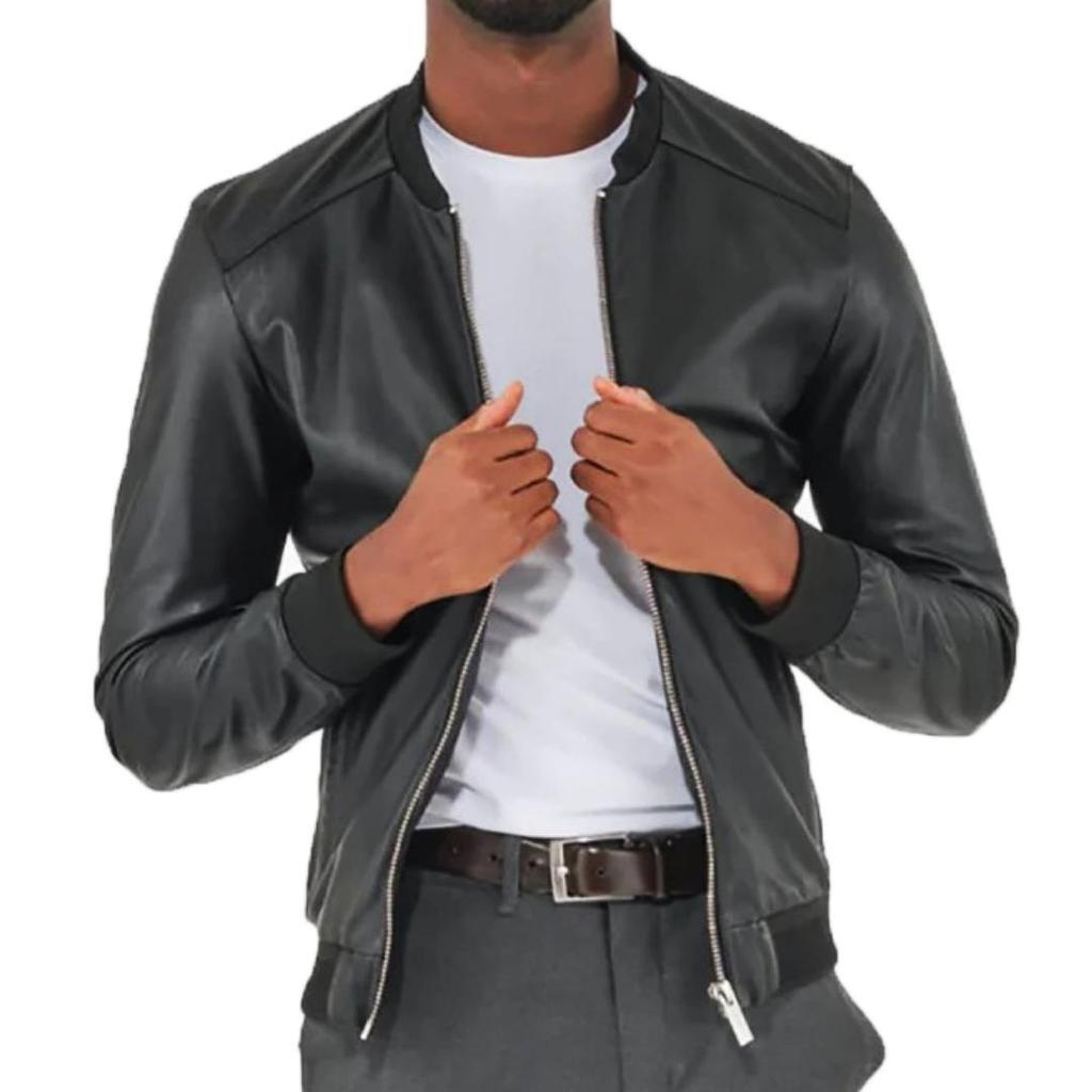 NOORA Men's Real Leather Jacket