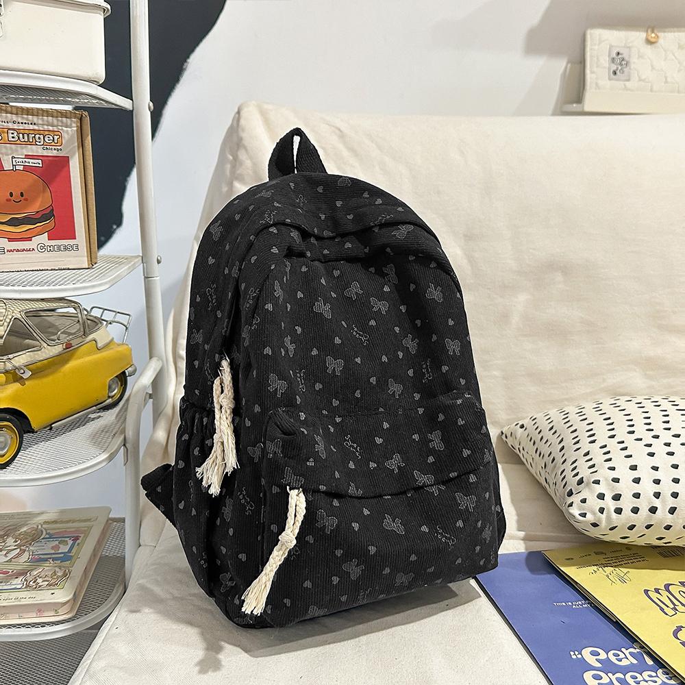 Corduroy Spring/Summer New Mini Backpack Commuter Versatile Small Backpack Outward Travel Small Bag Leisure Backpack
