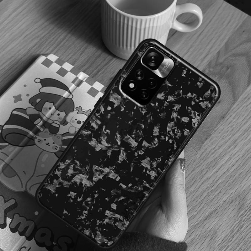 Forged Carbon Case For Xiaomi Redmi Note 14 Pro 13 12 11 10 15 Pro Plus Redmi 13 C 15 10C 12C 14C 15C Cover