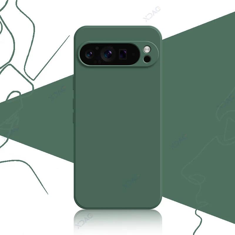 Urocze etui na telefon dla Google Pixel 9 Pro XL 5G Pełne Miękkie Luksusowe Kwadratowe Silikonowe Etui na Tył Google9Pro Pixel9ProXL