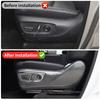 A03Z-1Set 4 Stück Sitzseiten-Schutzplatte für Toyota Land Cruiser 250 Prado Lc250 2024 2025 Sitzverstellungspanel-Abdeckung