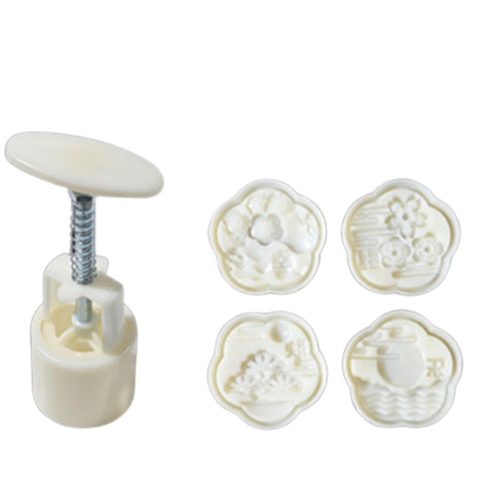 Verschiedene Mooncake Mold Mid-Autumn Festival Mooncake Mold DIY Hand Druck Fondant Dekorationen Werkzeuge Mond Kuchen Form