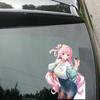 Tri Koshki KCS197 Loli Anime Girl Emily Stock Ririko Car Sticker PVC Colorful Decals Sticker on Car  Bumper