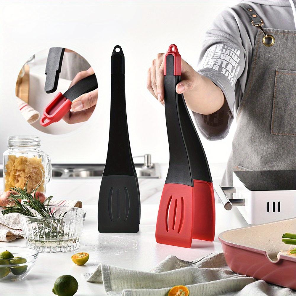 Silicone Frying Shovel, Three In One Steak with Fish Frying Shovel Pancake with Pan Shovel Multiple Combination Kitchen Tools