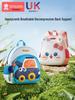 Lightweight Cartoon Kindergarten Backpack: Cute Large-Capacity, Anti-Lost Design for Boys and Girls