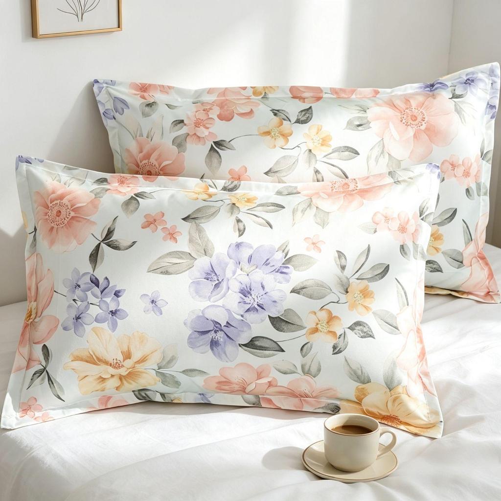 Thickened Large Single Pillowcases for Adults - Simple Summer Cover, Ideal for Dormitory Use (One Pair)