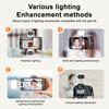 Yousheng Phone Gimbal Stabilizer Fill Light for DJI 3000K-6500K 3 Lighting Color 10-Level Brightness Adjustable Pocket Size Magnetic Smartphone Vlog