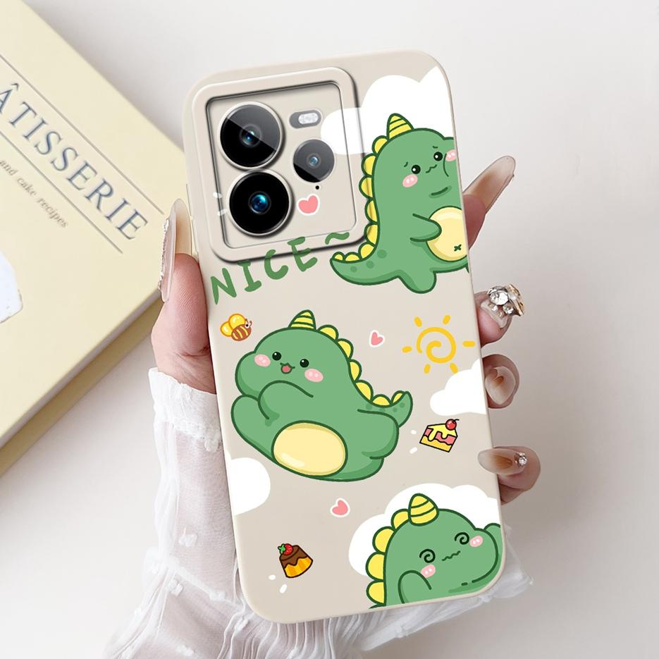 For Realme GT7 Pro 5G Case RMX5010 Cute Fashion Cartoon Cover Soft TPU Phone Case For Realme GT 7 GT7 T GT7T 5G Back Cover Coque
