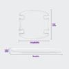 Car Door Handle Bowl Scratch Transparent Stickers Protective Invisible Silicon Rearview Mirror Anti-collision Protection Strip