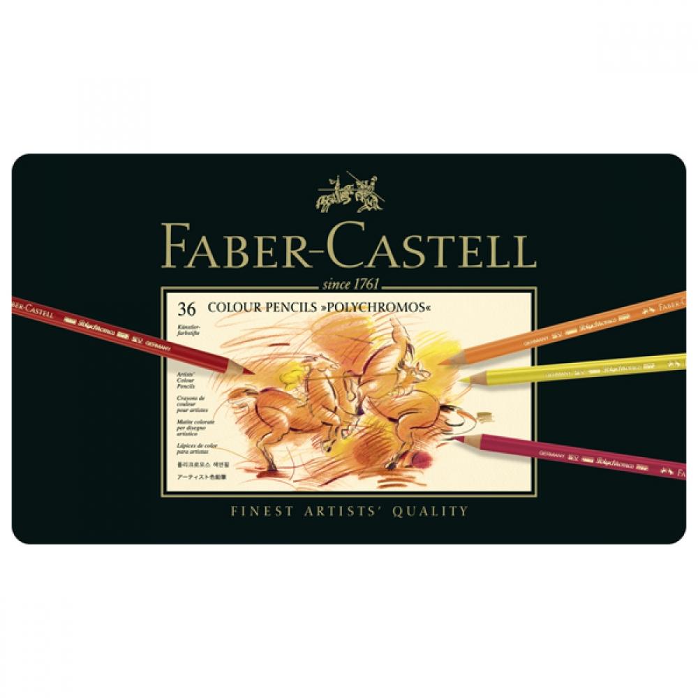 Faber Castel Polychromos Colored Pencils 36 Colors In Can