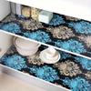 1 Roll  Self-adhesive Wallpaper  Blue and Yellow European Style Flower Wallpaper Peeled and Pasted Furniture Renovation Wallpaper, Wall Decoration!