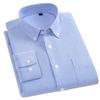 5XL Men Shirt Long Sleeve Slim Fit Cotton Oxford  Classic Stripes Shirt Men Long Sleeve Plaid Shirts Casual Business Soft Cozy