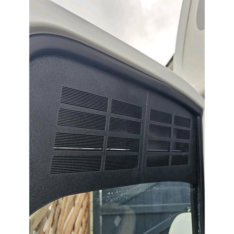 Caravan Window Rain Ventilation Cover Dustproof Flyscreen Mesh Air Flow Louvered Grille for Fiat Ducato Peugeot Boxer Vehicle
