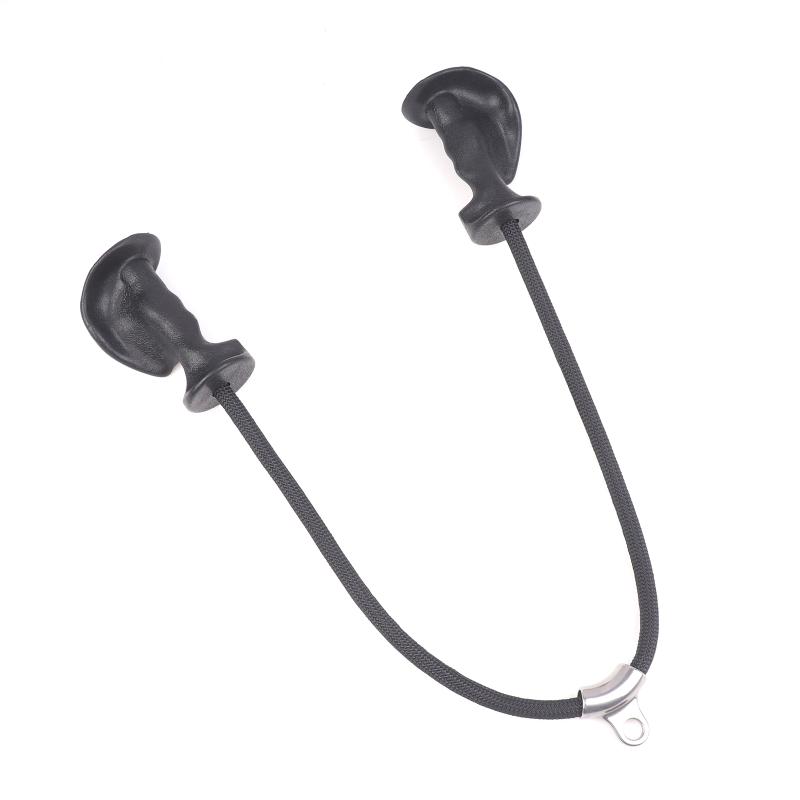 Tricep Rope With Ergonomic Handles Gym Tricep Pull Down Rope For Cable Machine Pulley System Exercise Equipment