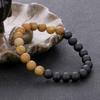 2017 New Style European & American 8MM Wood Grain Bead Handmade Bracelet