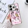 Japan T-Tokidokis Art Soft Phone Case For Xiaomi Redmi Note 14 15 Pro Plus 13 12 11S 11T 5G 10 9S 9 Plating Anti-Fall Fundas