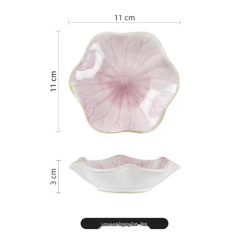 Japanese Kiln-Glaze Ceramic Jewelry Display and Sushi Sauce Dish