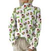 Julegensere for kvinner Strikkegenser Søt skjorte Høst Turtleneck Pullover Topper