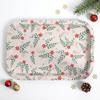 KITCHEN TRAY TABLE DECORATION RECTANGULAR FOR SERVING CARRYING 21x14x2