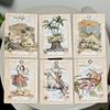 Old Style Oracle Deck 52 Pcs Cards 10.5*7.5cm Inspired By Antiquarian Book Engravings on 350GSM Double-embossed Cardstock