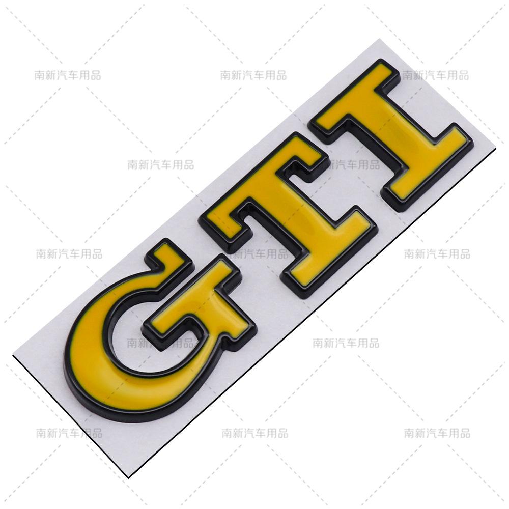 RUNTB1 3D Metal Car trunk Badge Stickers Emblem for VW golf GTI mk2 mk3 mk4 mk5 mk6 mk7 mk8 Polo Badge Accessories b10