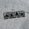 Love Camping, Love Life. Car Sticker Decoration Waterproof For Window And Bumper Stickers Of Cars, Trucks And Motorcycles