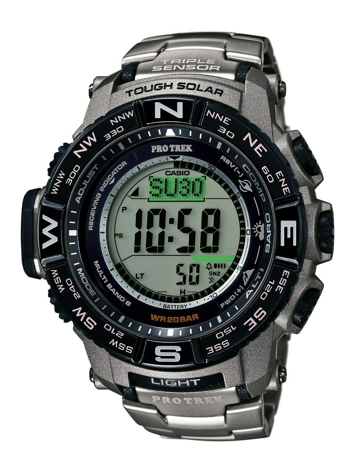 

CASIO Watch PROTREK MULTI FIELD LINE Titanium [Casio] PRW-3500T-7 Men... [Item]
