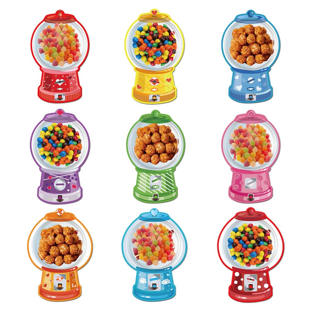 Candy Maker Bubble  Maker  Shaker Cup DIY Classroom Gift Exchange Card 18PCS