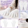 Short Gloves with Resin Nails for Halloween Costume
