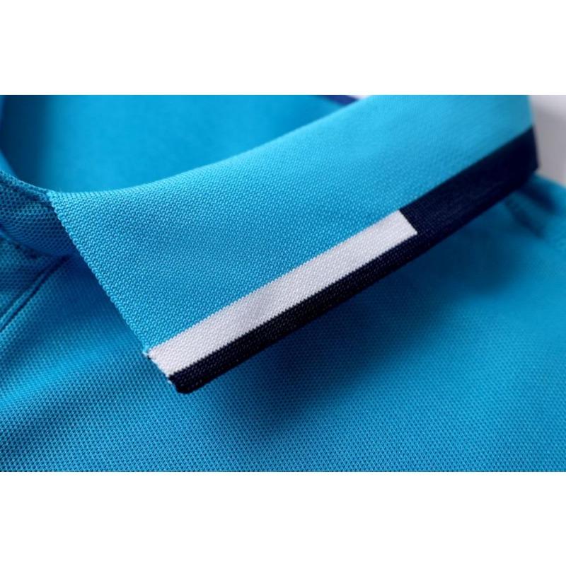 Hochwertige Sommer Kurzarm Einfarbig Klassische Hemden Business Mitarbeiter Firmenuniform T-Shirt YG-003