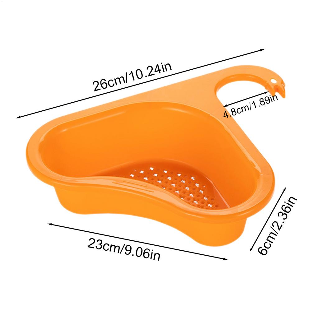 New Swan Sink Drain Basket Household Anti-Slip Faucet Strainer Food-Grade Filter Basket Food Garbage Colanders Draining Shelf